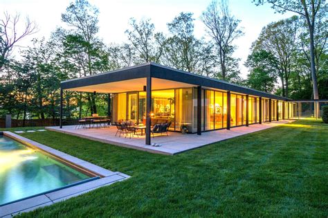 metal and glass house|50 Modern Glass House Designs .